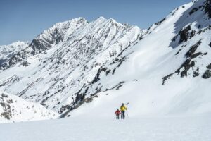 Skitour am Mittelbergferner im Gebiet um die Braunschweiger Hütte